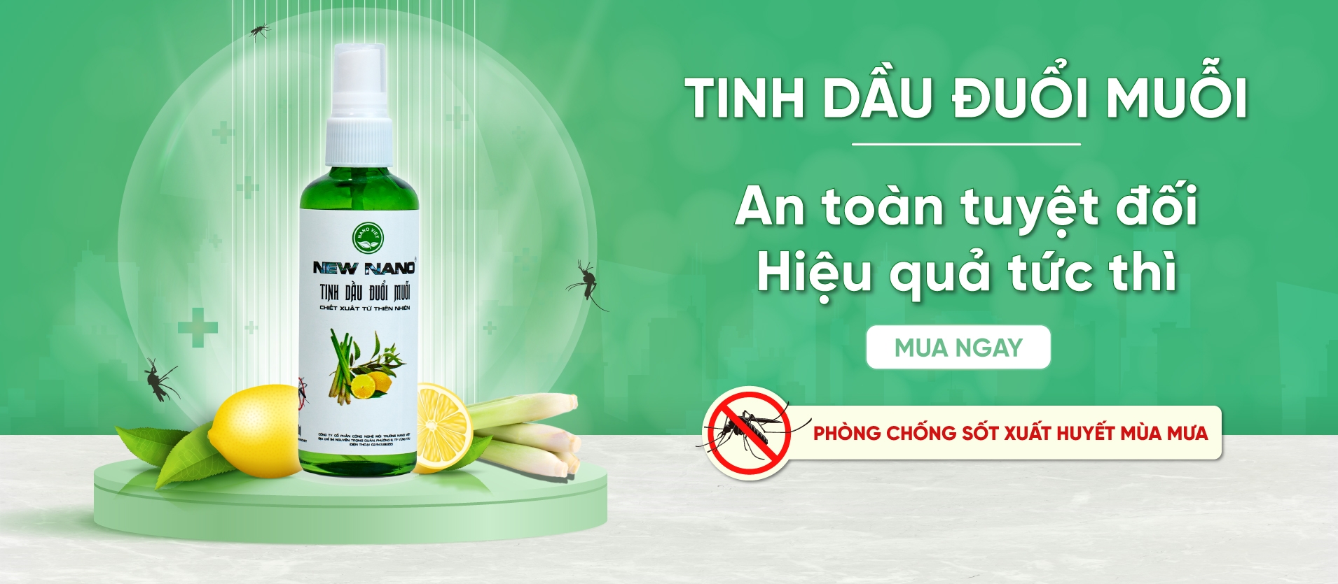 Tinh dầu đuổi muỗi - New Nano